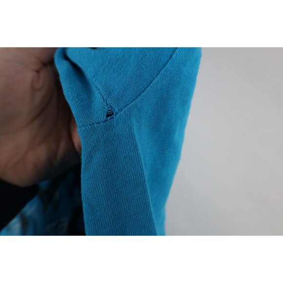 Vintage 90s Y2K Famous Stars and Straps Mens Small Distressed Spell Out T-Shirt - Picture 8 of 14